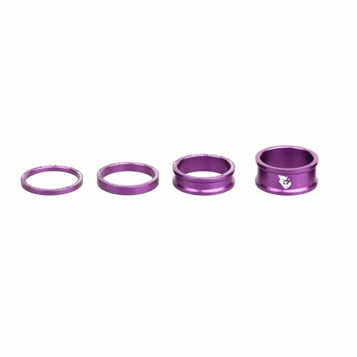 Wolf Tooth Precision Anodized Headset Spacers (Purple, 3, 5, 10, & 15mm)