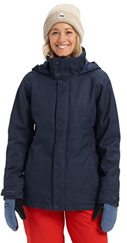 Burton Damen Skijacke Jet Set Winter, Damen, Women's Jet Set Jacket, Blau (Dress Blue), X-Small