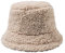 Wintermütze Bucket Hat für Damen/Mädchen, Mode Fischerhüte Warm Baumwolle Pelz Unisex Faltbar Anglerhut, Zum Einkaufen Wandern Camping Reisen Angeln, Geschenk 53-58cm