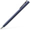 Faber-Castell 146160 - Stilografica Neo Slim in alluminio, pennino M, blu scuro