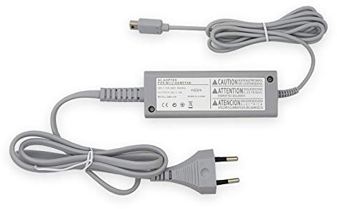 New Net - Adattatore AC Alimentatore Caricatore Caricabatteria compatibile con Nintendo Wii U Gamepad