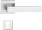Sellon24® Türgriff Türklinke Edelstahl matt für Innentüren Türdrücker BB WC PZ Türbeschlag Drückergarnitur Eckig modern inkl. Befestigungsmaterial (PZ Topaz)