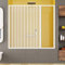Yellowshop - Box vasca in PVC per nicchia con anta estensibile a soffietto H150 modello Mary (Cm 180)