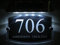 House Signs Plaques Door Numbers waterproof Solar Light LED 1-99999 Street Name For Wall Contemporary Personalised 200mm * 130mm