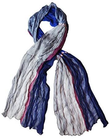 Posh Gear Damen Herren Seiden Schal Marinseta aus 100% Seide