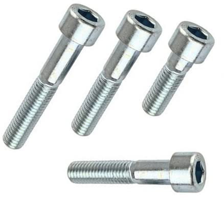 Zylinderschrauben M8 mit Innensechskant, Stahl verzinkt, Länge 8-80mm (M8 x 45mm, 5)