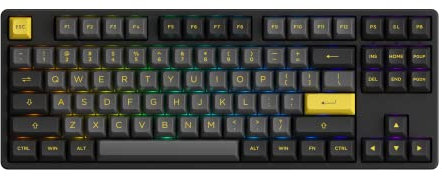 Akko 5087B Plus RGB Mechanical Gaming Keyboard, Multi Modes (BT5.0/2.4Ghz/Type C) Compact Keyboard with 5 Pin Hot Swappable, PBT Double Shot ASA Keycaps, Programmable Macros (Jelly Pink Linear Switch)