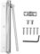 Maotrade Ferme Porte Automatique Ressort de Porte Inox Groom Porte Interieur, pour Bureau Maison Hôtel Moins de 30 kg (Argent)