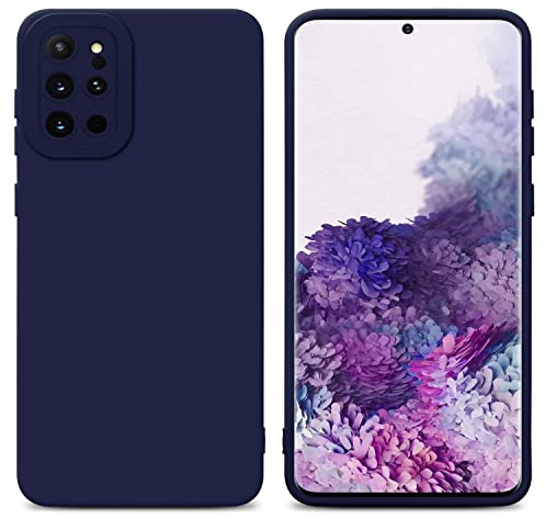 Cadorabo Hülle kompatibel mit Samsung Galaxy S20 Plus Schutzhülle TPU Silikon Case Liquid Design mit Kameraschutz Slim Kratzfest Weiche Gummi mit Rundumschutz Case Hülle für Galaxy S20 Plus in Blau