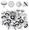 Neoreser Auto Befestigung Clips, 50 Stückes Universal Türverkleidung Klammern Stoßstangen Zierleisten Plastikklips Set, Tür Klips PVC Innenverkleidung Clips