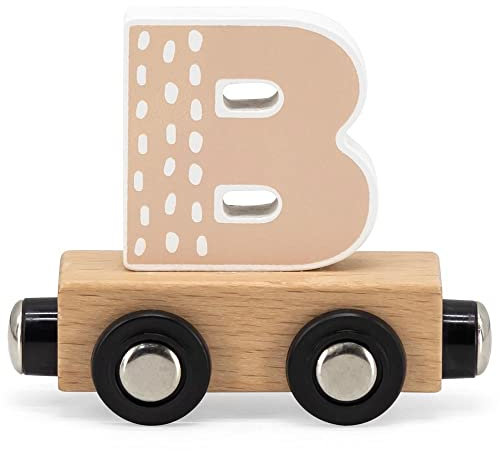 Elefantasie Buchstabenzug Namenszug Holzeisenbahn magnetisch Holzbuchstaben Wunschname zusammenstellen B bunt