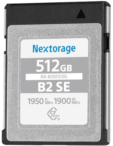 Nextorage CFexpress Type B 512GB Japanese brand Max write 1900MB/s Max read speed 1950MB/s NX-B2SE512G memory card