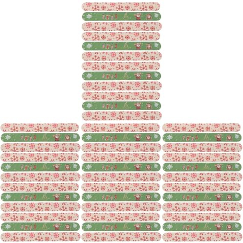 minkissy 48 lime per unghie natalizie per unghie naturali Set manicure professionale strumenti per manicure professionale blocco levigatura per unghie Natale Manicure lime per unghie Bulk grana per