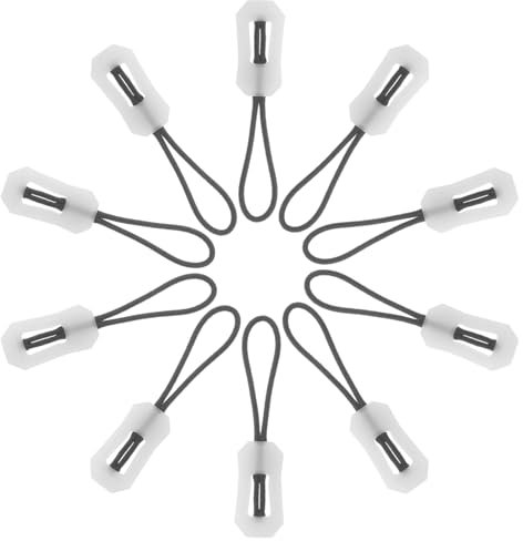 HOODANCOS Reißverschluss-reparaturset – 10 Im Dunkeln Leuchtende Reißverschlussanhänger Für Outdoor-aktivitäten Und Den Täglichen Gebrauch