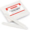 Professional Disposable Small Nail Files White Double Sided Emery Boards 80/100 Grit for Poly Gel Acrylic Nails Extension Manicure Pedicure Tools Bulk 50Pcs