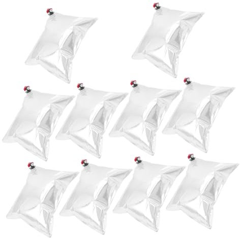 Générique Lot de 10 Sachets De Recharge pour Vin Rouge Portables Et Réutilisables Conçus pour