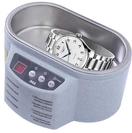 AJIEKJDSV Portable Ultrasonic Cleaner Jewelry Glasses Circuit Board Cleaning Machine Intelligent Control Ultrasonic Cleaner Bath