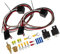 Partuto 2 Electric Fan Relay Kit with Temperature Switc 185 on 175 Off 40A Replacement