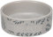 Flamingo Gamelle Leafs Rond Gris pour Hamster - 8,5x3cm, 100ml - Nourriture et Eau, Antidérapante et Facile à Nettoyer