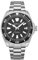 TOPHILL Taucheruhr für Herren, 43,5 mm, japanisches NH35-Uhrwerk, Saphirglas-Zifferblatt, Super C3, leuchtender Kalender, automatische mechanische Armbanduhr, wasserdicht, 300 m, TD008G, Schwarzer