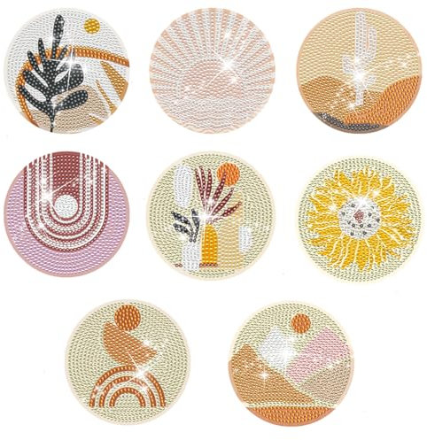 Peinture Diamant Dessous De Verre Diamond Painting Enfant Adulte Cheerful Cadeau Fille 4 5 6 7 8 9 10 11 12 10-12 14 Ans Anniversaire Goodies Adoactivite Manuelle Meilleure Cadeaux Figure Géométrique