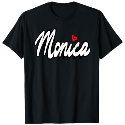 Monica Niñas y mujeres Nombre personalizado Monica Camiseta