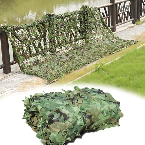 Tarnnetz Bundeswehr Camouflage Netz Sichtschutz Fotografie Ghillie Sonnenschutz Tarnzelt 2x3m 3x3m 3x4m 3x6m 4x6m Blätternetz Jagd Net(W 1.5 X H 8 m)