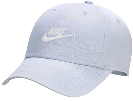 Nike Club Unstrukturierte Futura Wash-Cap, Ghost/Weiß, FB5368-057, M/L