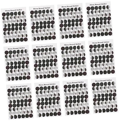 Veemoon 50blätter Mondphasenaufkleber Mondaufkleber Mondaufkleber Scrapbook Aufkleber Diy Dekoration Aus Hochwertigem Papier Für Produktetiketten Geschäftsaufkleber Briefumschläge Geschenk
