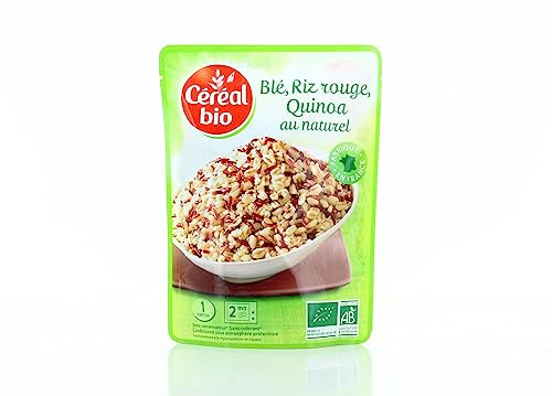 CEREAL BIO - Blé micro-ondes Gourmand au riz rouge & quinoa bio, Sachet 220 g