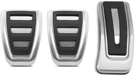 Bremse Fußstütze Pedale Fußpedale Für Skoda Für Octavia Mk4 IV NX (2019–2023) – Gas- Und Bremspedalabdeckung (ohne Bohren) Bremspedal(3 piece)