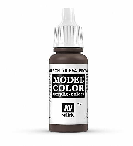 Vallejo Model Color 17 ml Acrylic Paint - Brown Glaze