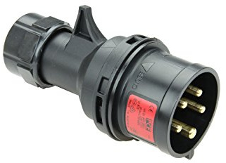 PCE venttechnik 015-6x CEE Stecker 16 A 5polig 400 V 1 St.