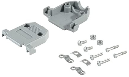 S-Conn Gehäuse-Schalen Sub D-Stecker, 15-pol. Grau