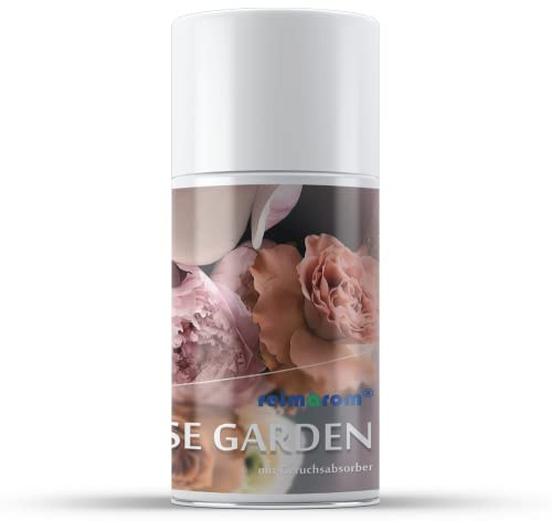 Duftspray Rose Garden | Lufterfrischer für automatischen Duftspender oder zum manuellen Sprühen | Raumduft von REIMA | mit Geruchsabsorber | lieblicher Rosenduft