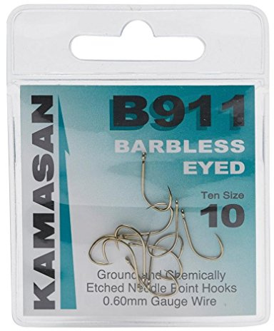 Kamasan B911 Barbless Eyed Size 10