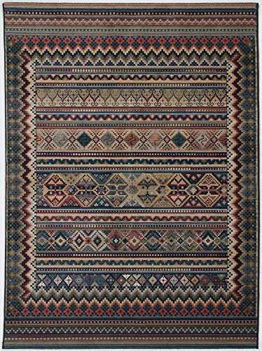Theko Gabiro 416 Klassischer Orientteppich strapazierfähig und sehr robust in der Farbe Multicolor, Maße: 68cm x 135cm, 407961