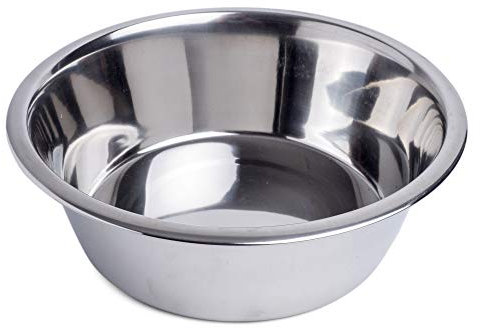 Petface Stainless Steel Dish Bowl, Medium