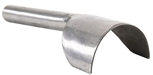 Viertelrund/Halbrund Punch DIY Leather Craft Tool 10-50mm, Silber, Halbe Runde 50mm