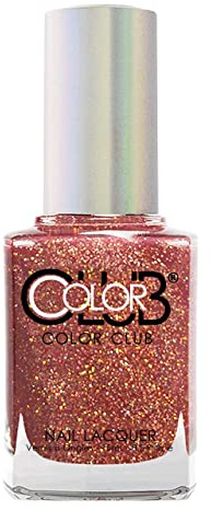 Color Club Holografischer Nagellack Back to the Grind Kupfer Nagellack Glitter Long Lasting 15ml