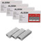 Alsisk Packung mit 4000 Stück Nr. 10 Mini-Heftklammern (kleiner als Standard-Heftklammern). Silber