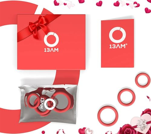 13AM Penisring 3er Set Silikon dehnbar - Sex Verlängerung für Männer - Cockringe Extrem Silikon - Penis Cock Ring - Penisringe Cockringe für Männer Gummi - Eichelring Cockring Silikon Set Ring Penis