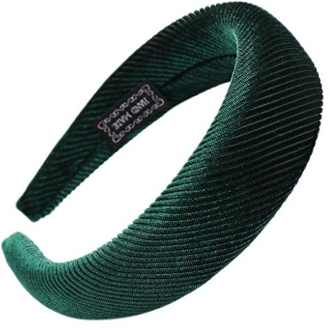 rryilong Rétro Serre Tete Femme Velours Bandeaux Cheveux Accessoires pour Fête Décoration Maquillage (Vert)