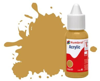 Humbrol DB0093 Acrylic Paint No 93 Desert Yellow,14 ml (Pack of 1)
