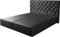 DELIFE Boxspringgestell Dream-Great Lederimitat Anthrazit 180x200 cm