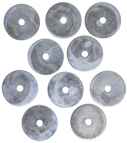AERZETIX - C49688 - Set di 10 rondelle di carrozzeria piatte larghe - M4 Ø4.3x25x1.25mm - in acciaio zincato