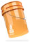 Magic Bucket | Wascheimer für Auto Handwäsche Orange | 5 US GALLONEN ca. 20 Liter | kompatibel mit Grit Guard, Detail Guardz Dirt Lock, Chemical Guys Dirt Trap, Gamma Lids