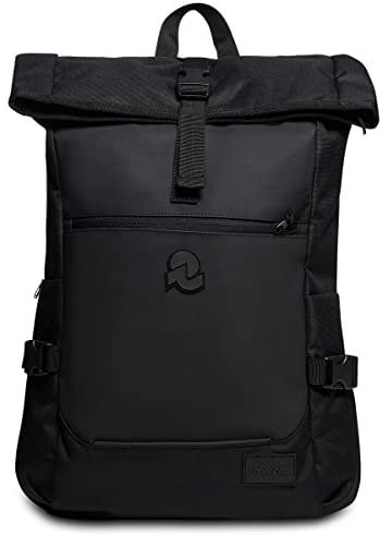 Invicta Zaino act Fold, Nero, Tasca Porta Pc e Tasca Porta Borraccia, Viaggio, Ufficio e Tempo Libero, a dulto, Ragazzi, Unisex