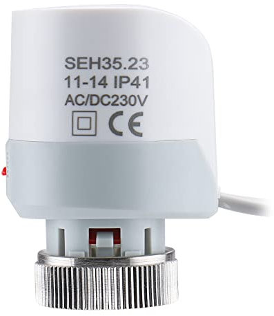 Wengart Valvola di azionamento termico WG03, normalmente chiusa 2 fili AC230V per collettore di riscaldamento a pavimento con itinerario