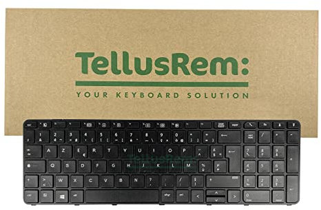 TellusRem Clavier de Remplacement Français Non rétroéclairé pour HP 450 G3, 450 G4, 455 G3, 455 G4, 470 G3, 470 G4